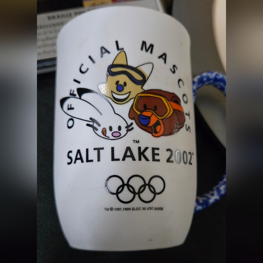 Olympic Salt Lake 2002 Mascot Bundle Collection Clock Mug Pin Set - Picture 3 of 7